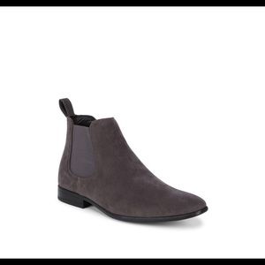 🆕 🎁 💝 Men’s Faux-Suede Square Toe Chelsea Slip On
